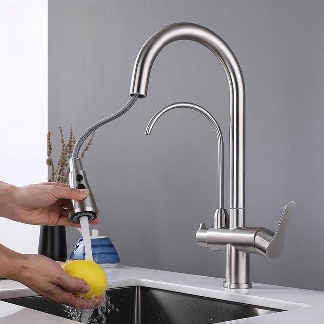 SURENHAP Robinet d'eau rotatif Robinet Universel à Filetage M24 Robinet SURENHAP Robinet d'eau rotatif Robinet Universel à Filetage M24 Robinet