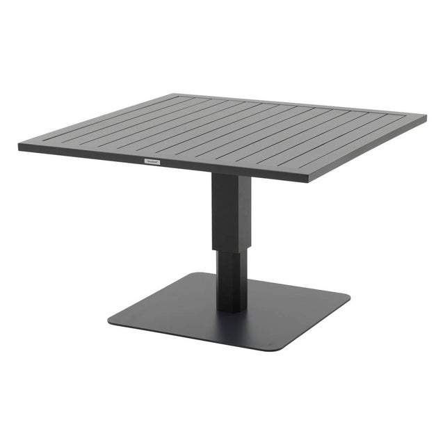 Table de jardin relevable carrée 