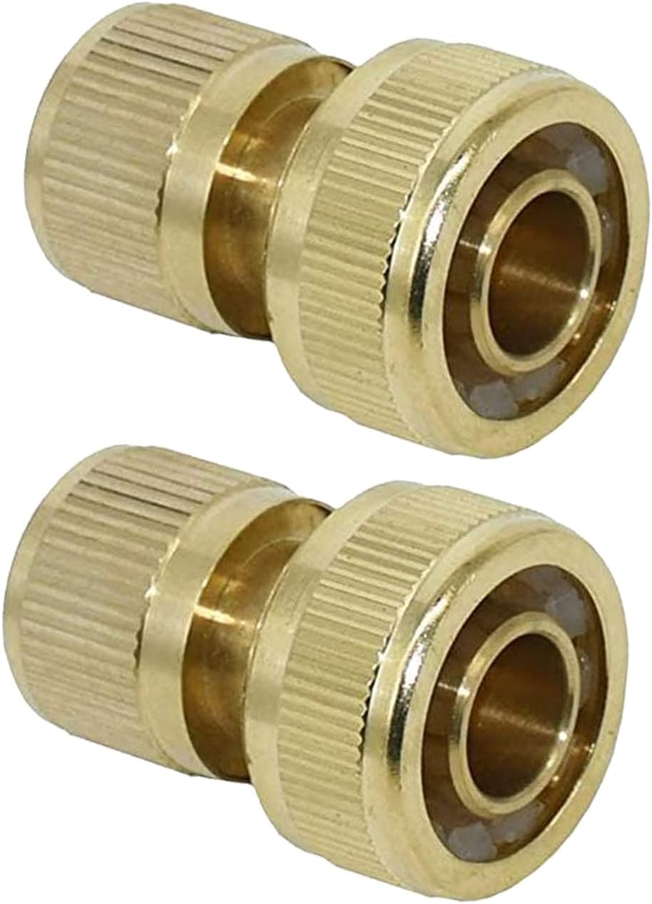 Szybkozłącze mosiężne 19 mm (3/4 cala) do węża ogrodowego (pakiet 2 sztuki)