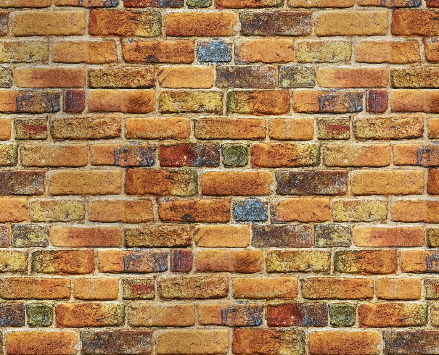 COPPER BRICK Panneau Faux Brique En Résine EPS Format 100x50 Cm Epaisseur 2 Cm - 4