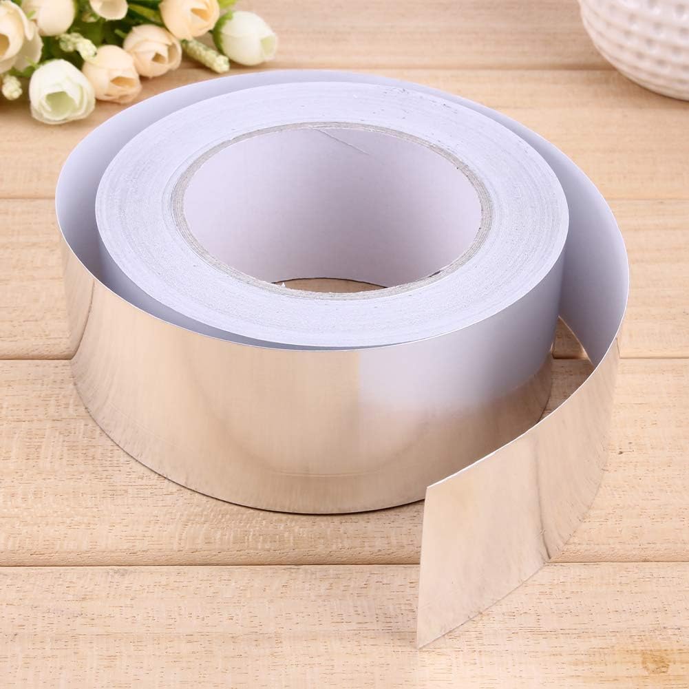 2x Nastro Pellicola Isolamento Guarnizione Alluminio SuperFOIL 50 Mm X 30 M - Foto 4