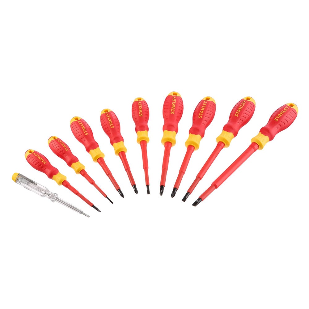 Jeu de tournevis 9 pièces + tournevis supplémentaire – Stanley STHT60032‑0 - 4