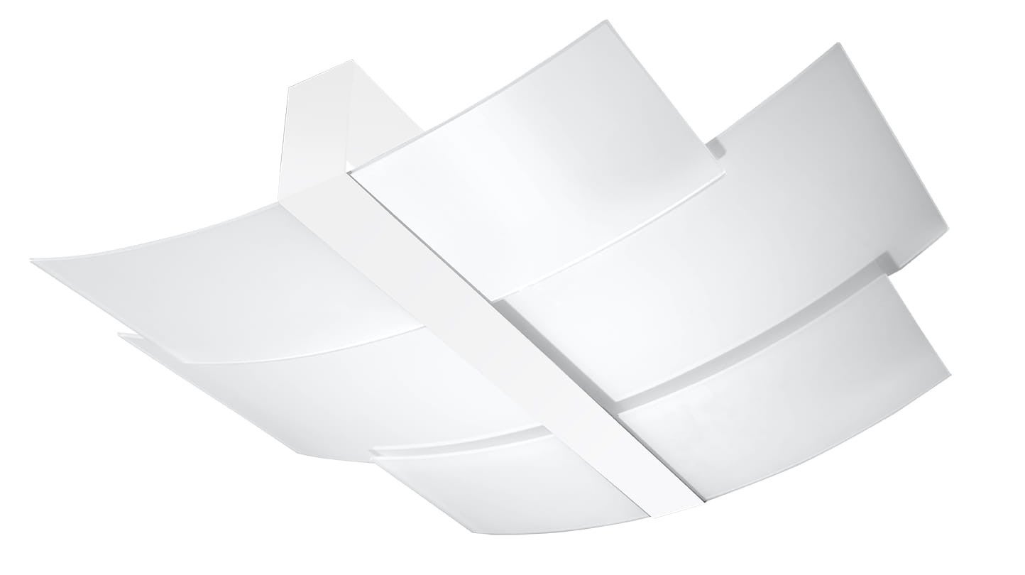 Plafon Celia niestandardowy biały 3xE27x20W wym: 7 x 53 cm IP20 szkło Sollux Lighting