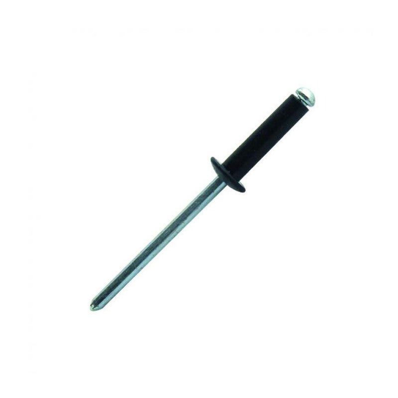 Rivet standard alu/acier à tête plate laquée noir ABD (boîte) SCELL-IT ...