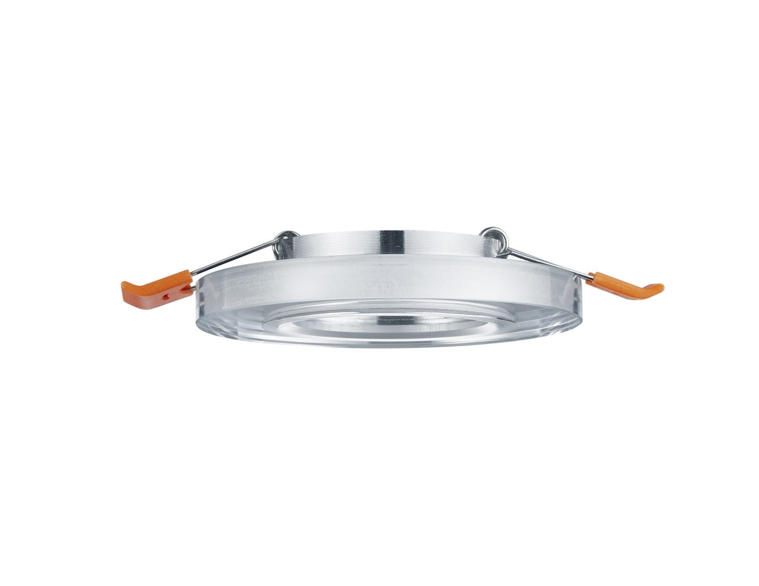 Oprawa sufitowa wpuszczana podtynkowa Pirin srebrna 1xGU10x10W okrągła IP20 wym: 9 x 9 cm szkło Trio - 4