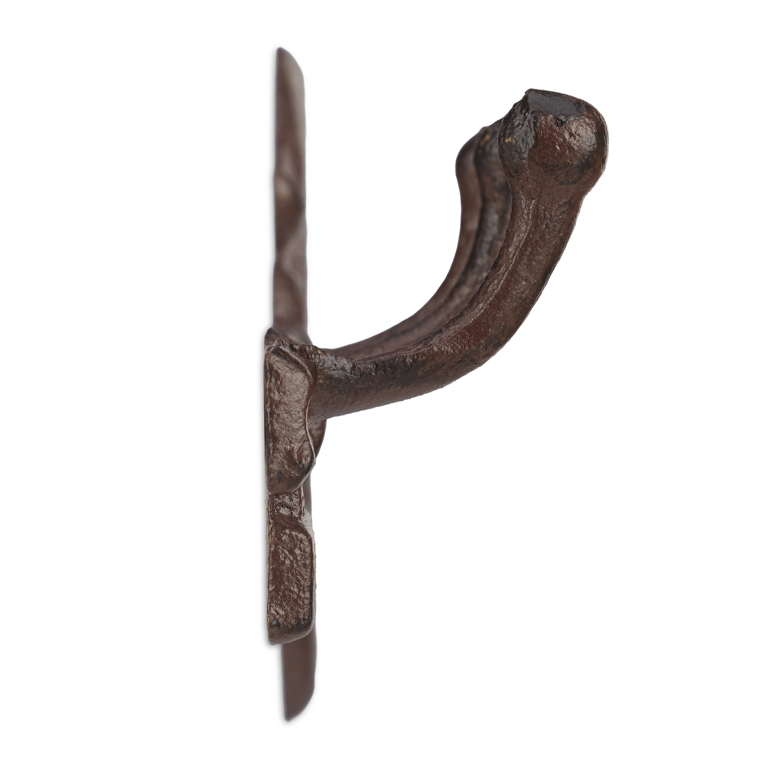 5x suporte para chaves, 3 ganchos, chave decorativa, retro, ferro fundido, 12,5x33x4,5 cm, castanho - 9