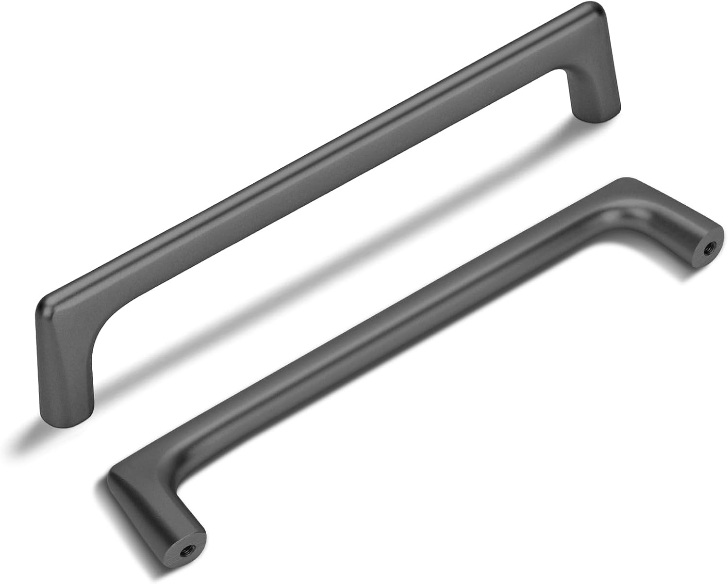 10 szarych uchwytów meblowych, stop cynku, rozstaw osi 160 mm, uchwyty meblowe do umywalek łazienkowych, długość całkowita 170 mm.