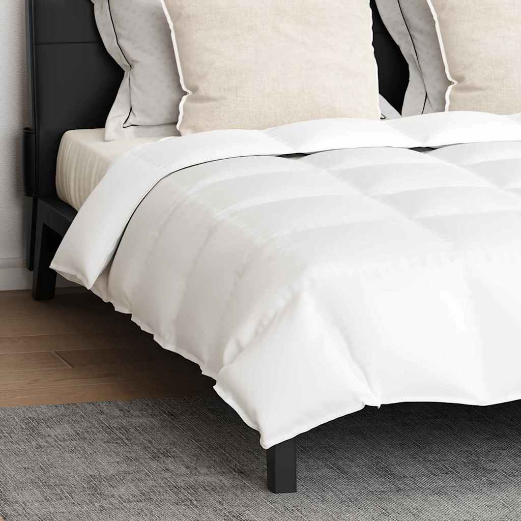 Couette avec oreiller 3 pcs | Duvet Blanc 200 x 220 cm Bas - 5