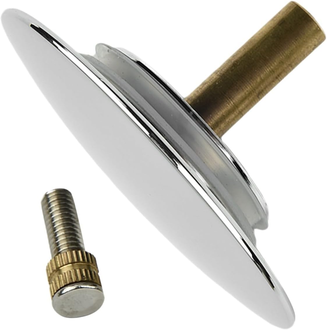 Bouchon de baignoire universel - diamètre 70 mm - avec double joint - hauteur réglable 50 mm-60 mm - chromé - 7