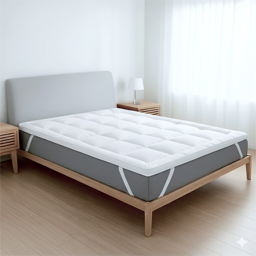 The White Stone Topper 160x190 cm z wypełnieniem 800 g
