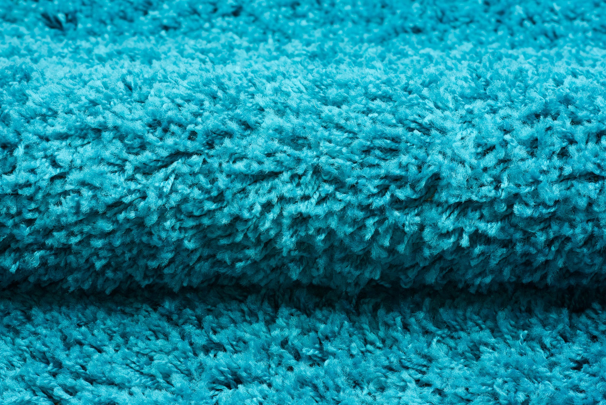 Tapiso Essence Tapis Shaggy Poil Long Moderne Turquoise Uni Salon Chambre Ado Enfant Moelleux Super Doux OEKO-TEX 120 x 170 cm - 3