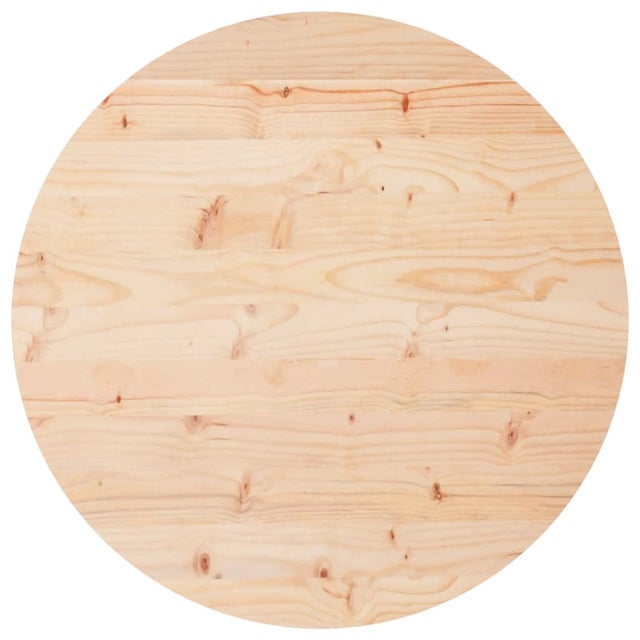 Plateau De Table | Dessus de table | Plan de travail rond Ø60x3 cm bois de pin massif702812