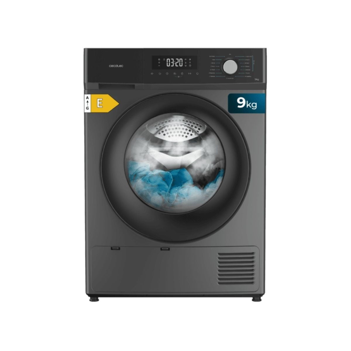 Cecotec Secadora Bolero Dresscode Dry 8330 9Kg 15 Programas E 59,5 Cm Negro , Leroy Merlin