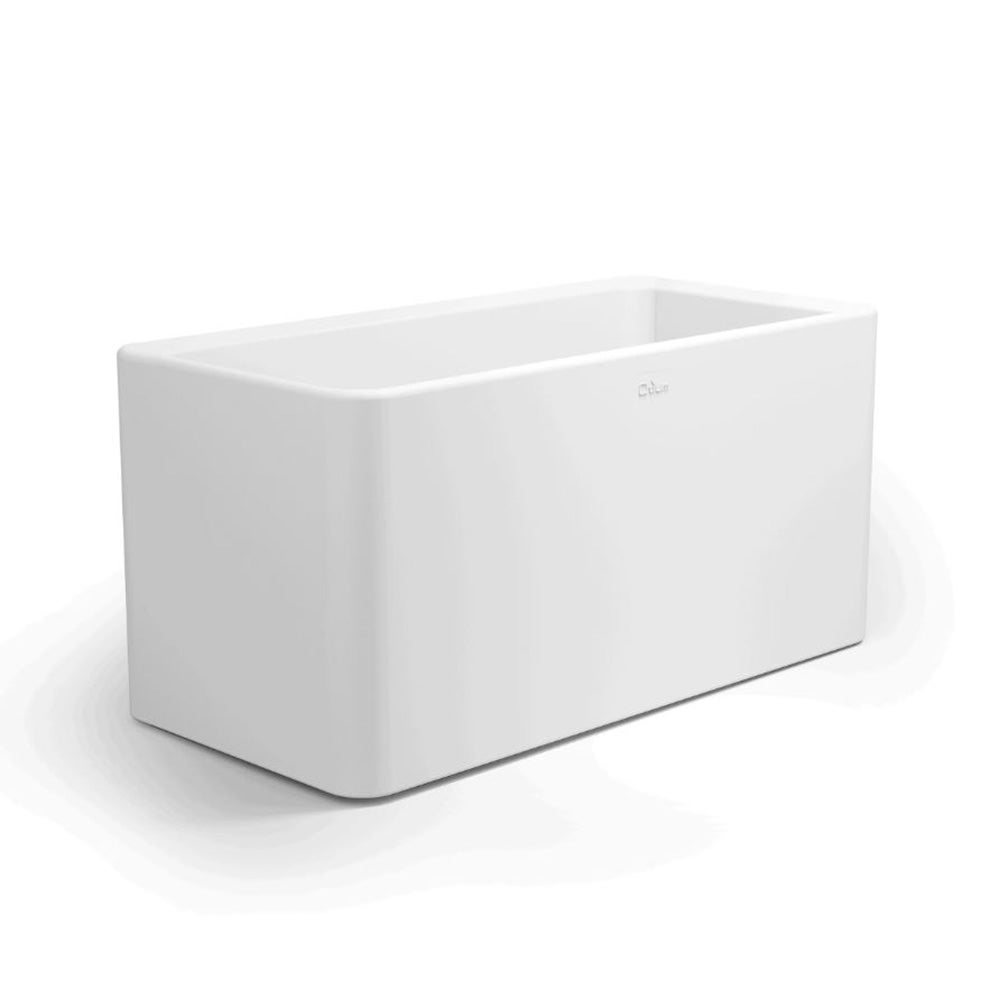 MELISA 40 Fioriera quadrata e alta con luce per piante e fiori molto resistente. Luce bianca