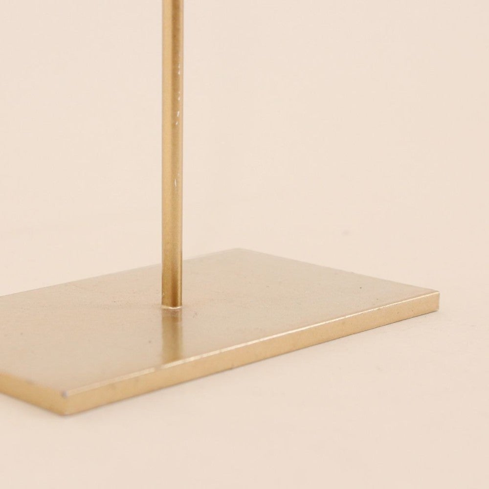 Porte bijoux minimaliste en métal doré 20cm - Azao - 3