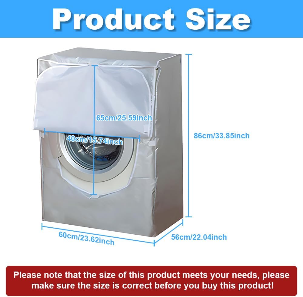Housse de machine à laver et couvre-sèche-linge pour intérieur