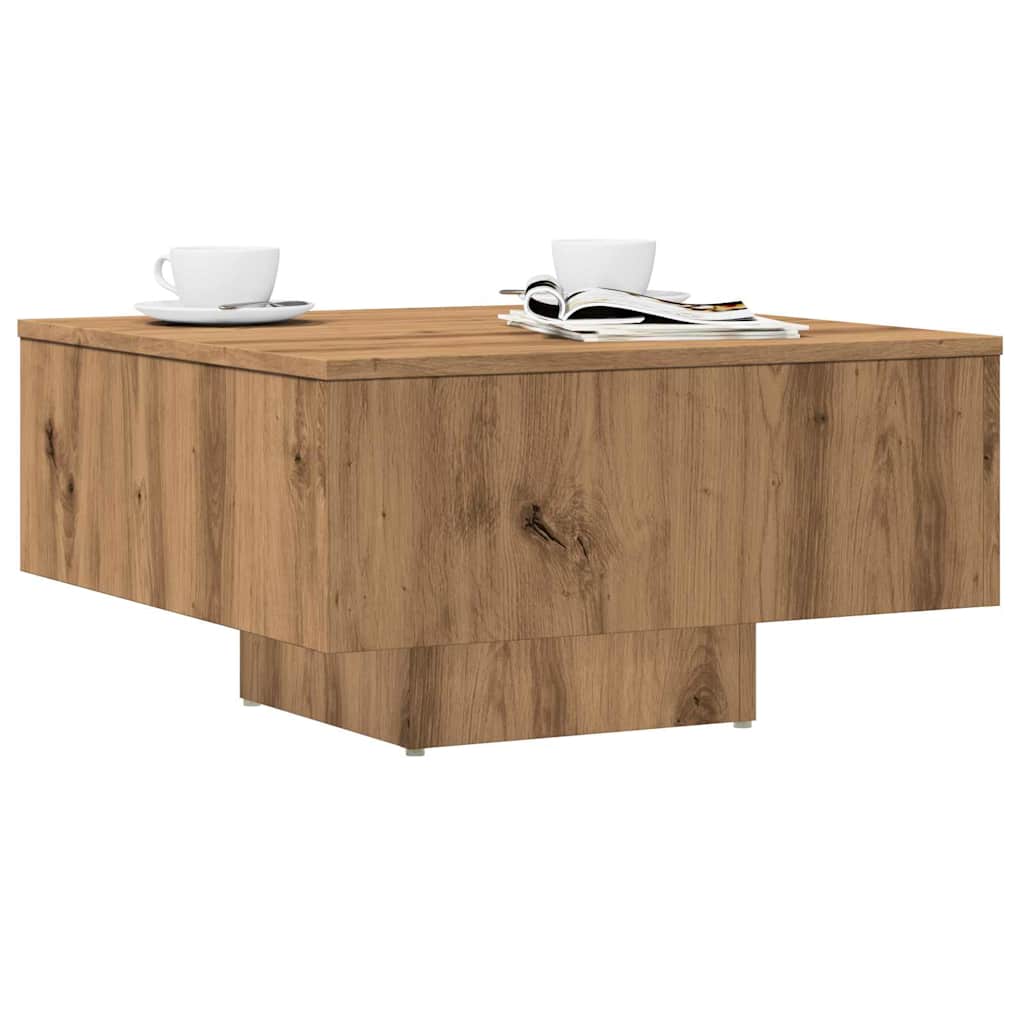 Table Basse Gris Béton 60x50x36,5 Cm Bois D'ingénierie - COMFORTXL | Leroy Merlin