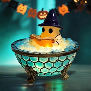 Lampe Fantôme Halloween - Veilleuse D'ambiance Lumineuse Pour Déco Maison