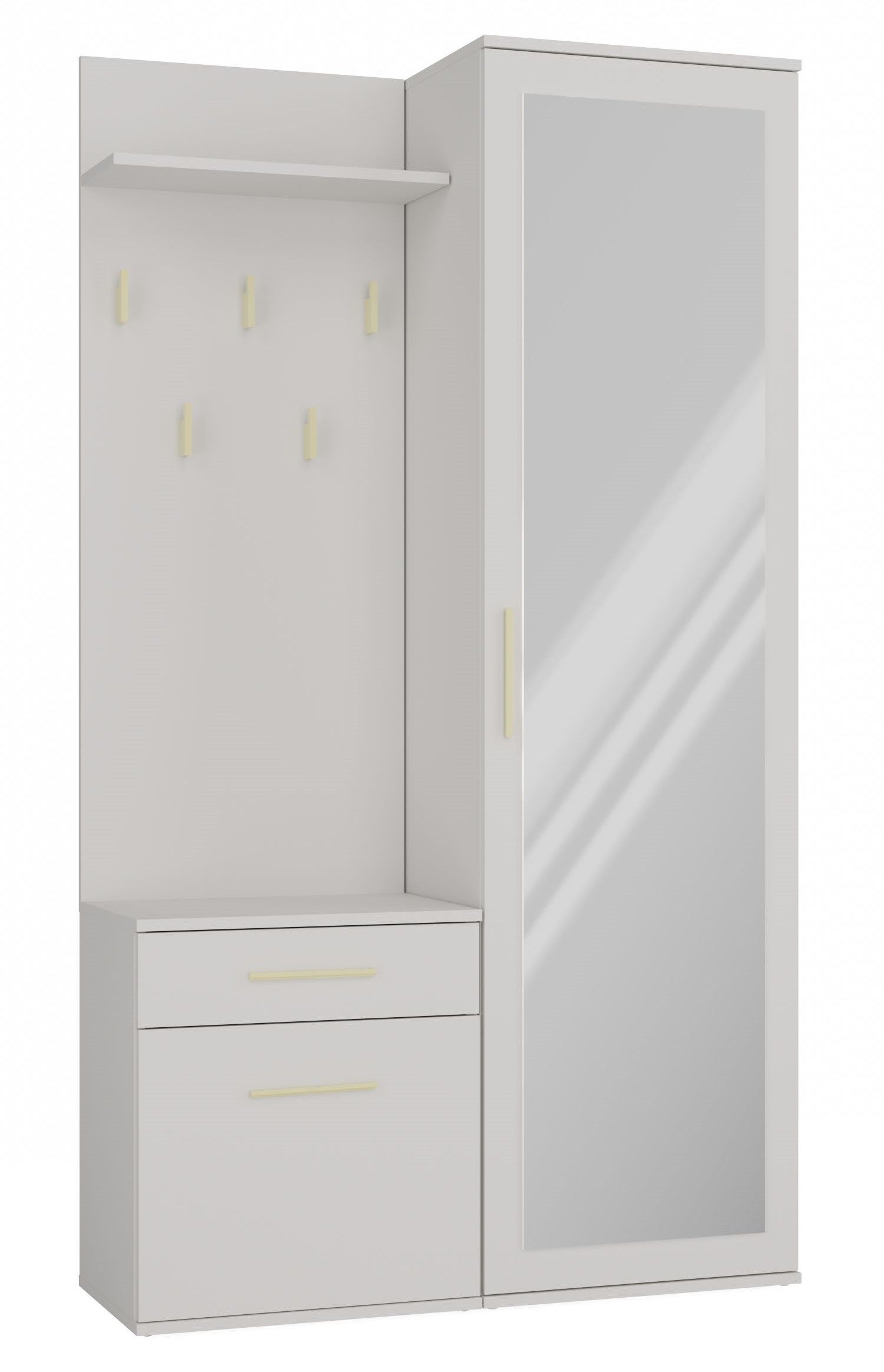 Garderoba Topeshop Duo Kaszmir Szafa 180x50x35 cm 35x100x180 cm