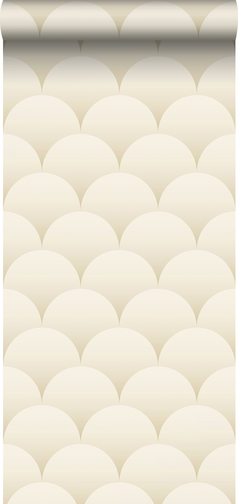 Papel pintado arte deco beige arena - 50 x 900 cm - estahome