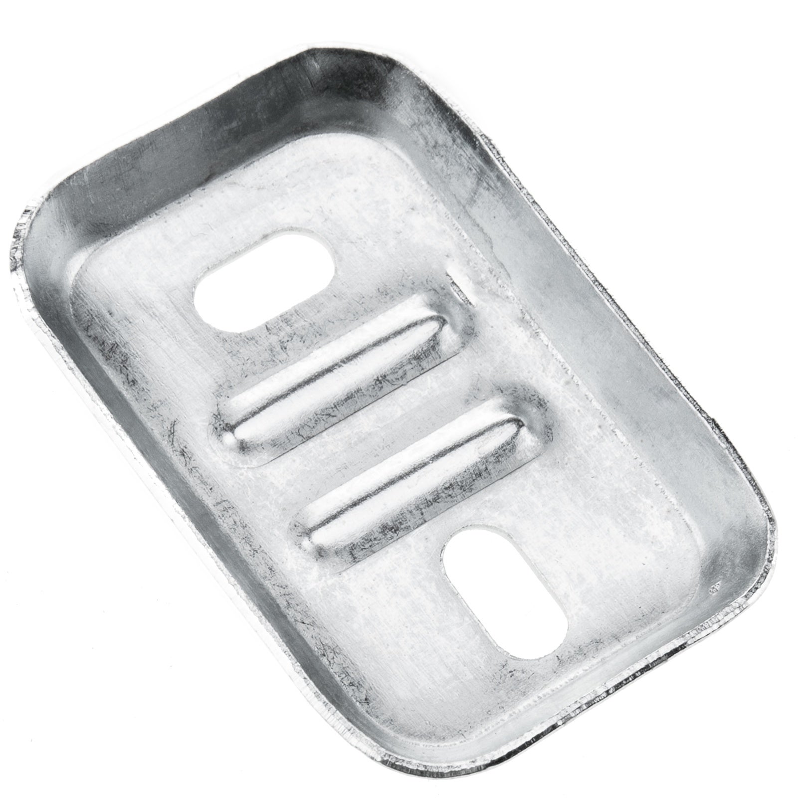 Gancio semplice cromato arrotondato per accessori da bagno - 4