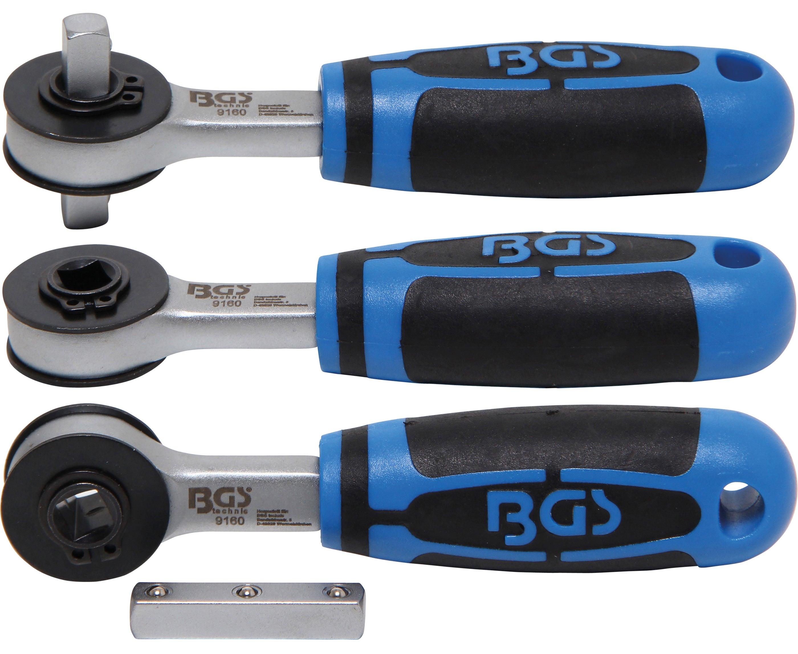 BGS Grzechotka przelotowa gniazdo czworokątne wewnętrzne 6,3 mm (1/4") - 9160