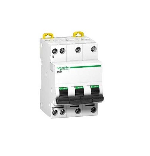 Disjoncteur Schneider 3P+N 25A Courbe C A9N21067 Prodis DT40 - Neuf, Origine France