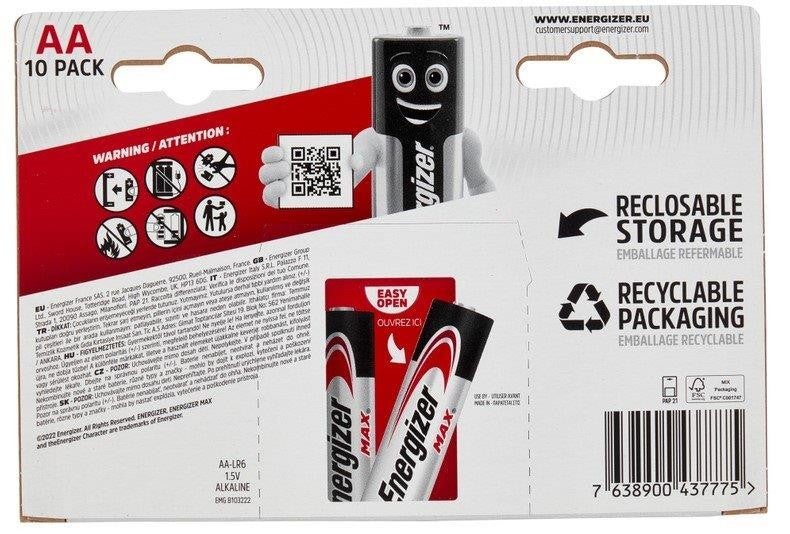 Batteries LR6 Energizer 437772 1,5 V (10 Unités) - 5