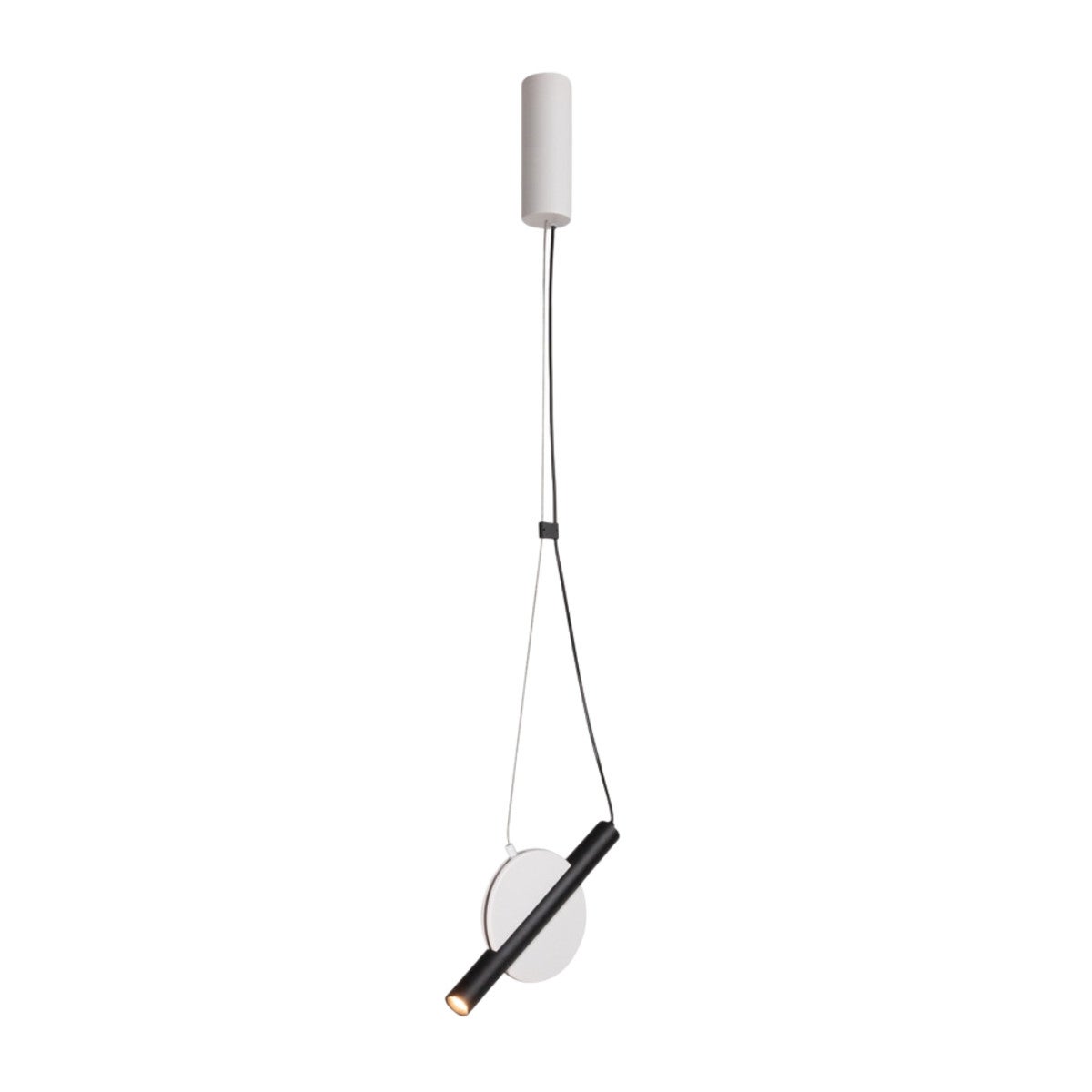 Lampa wisząca Enigma biała LED 5W 3000K 450lm designerska wym: 220 x 6 x 30 cm metal Maytoni
