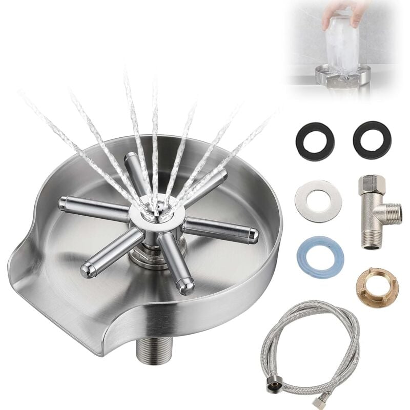 Automatyczna zmywarka do szkła, zlew kuchenny, zmywarka do szkła ze stali nierdzewnej, zmywarka do butelek