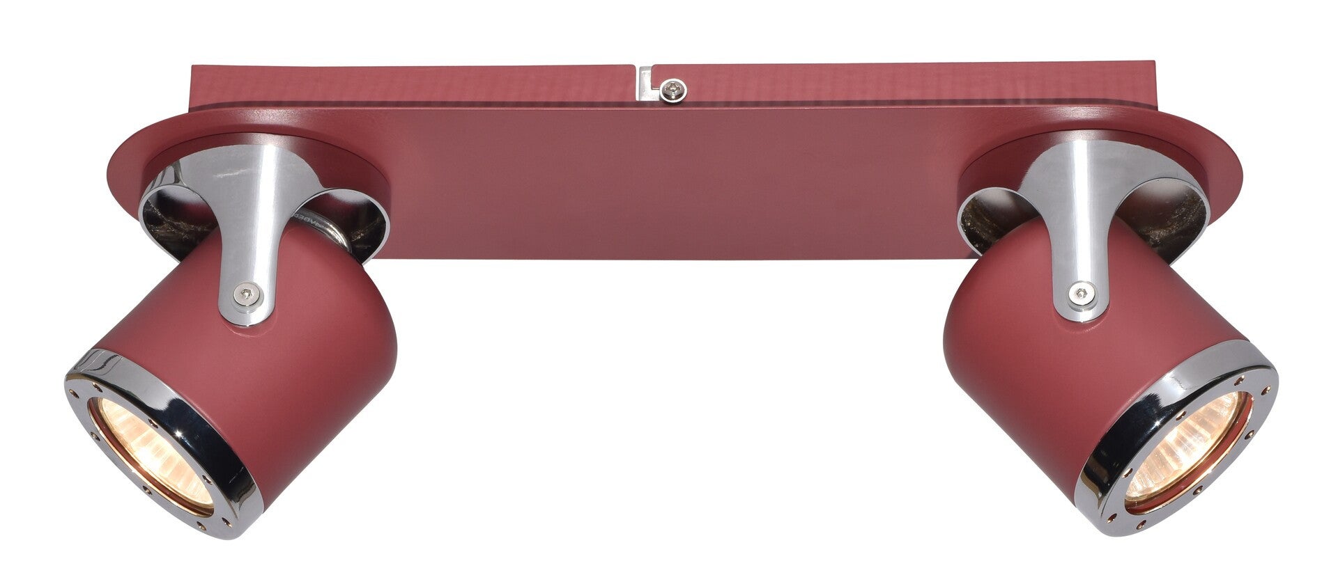 Reflektor sufitowy spot natynkowy April listwa czerwony 2xGU10x5W wym: 12 x 32 x 9 cm metal Rabalux