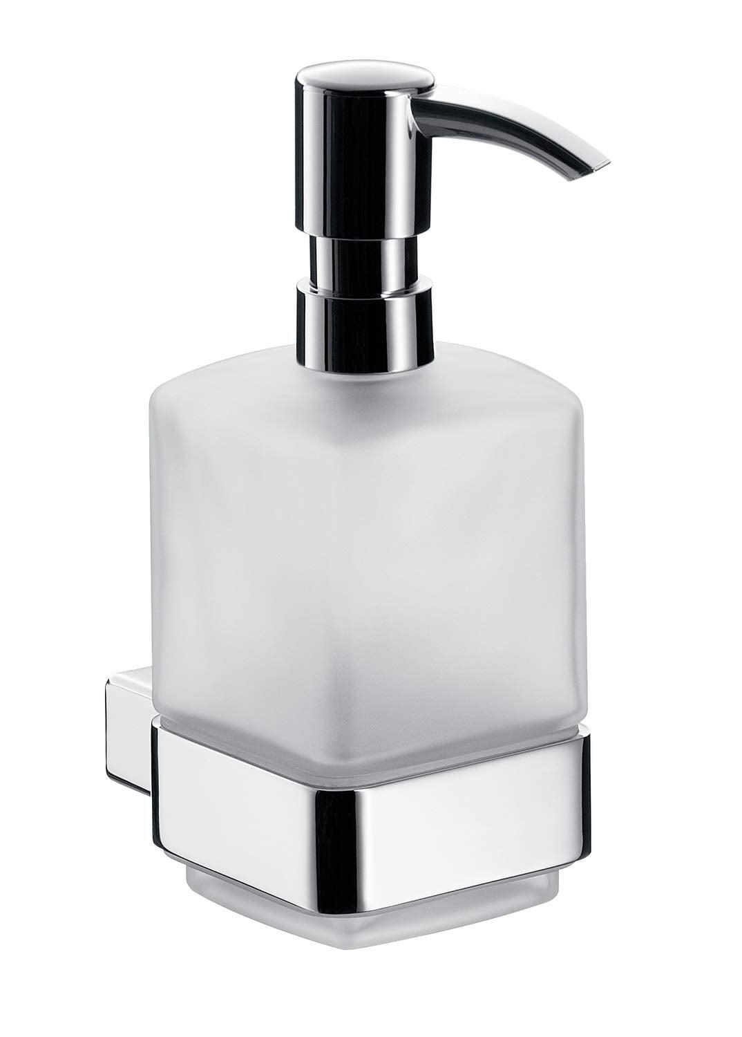 Dispenser sapone a rabbocco con erogatore a pulsante 1100 ML Satinato - B24 Store