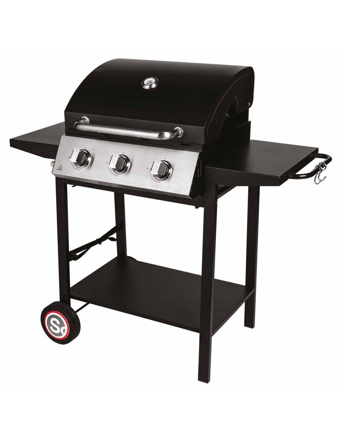 Somagic Barbacoa De Gas 3 Quemadores Dorado , Leroy Merlin