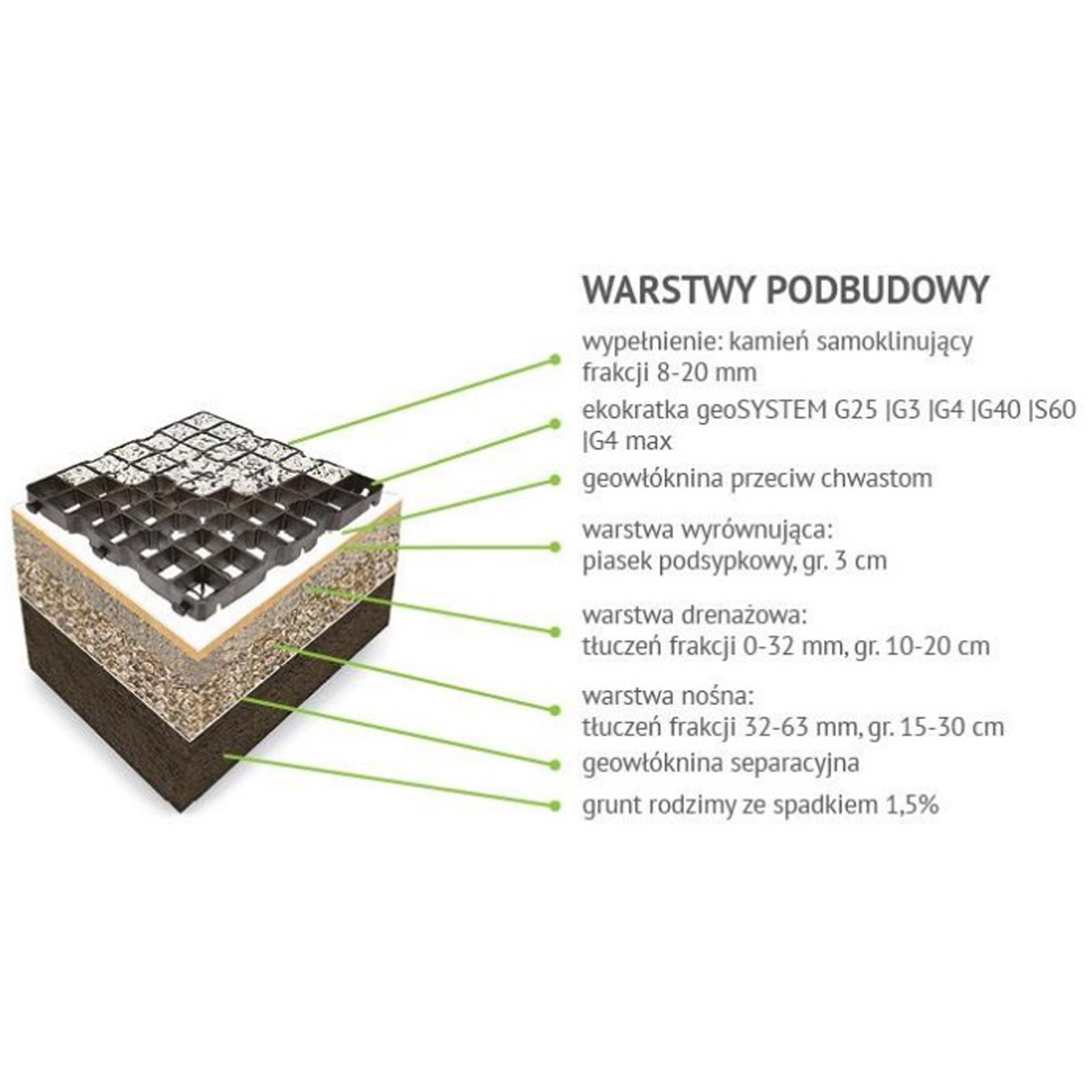 Dalle stabilisatrice de sol 50 × 50 × 4 cm – allée, parking, entrée de garage – stabilisation de gravier - 7