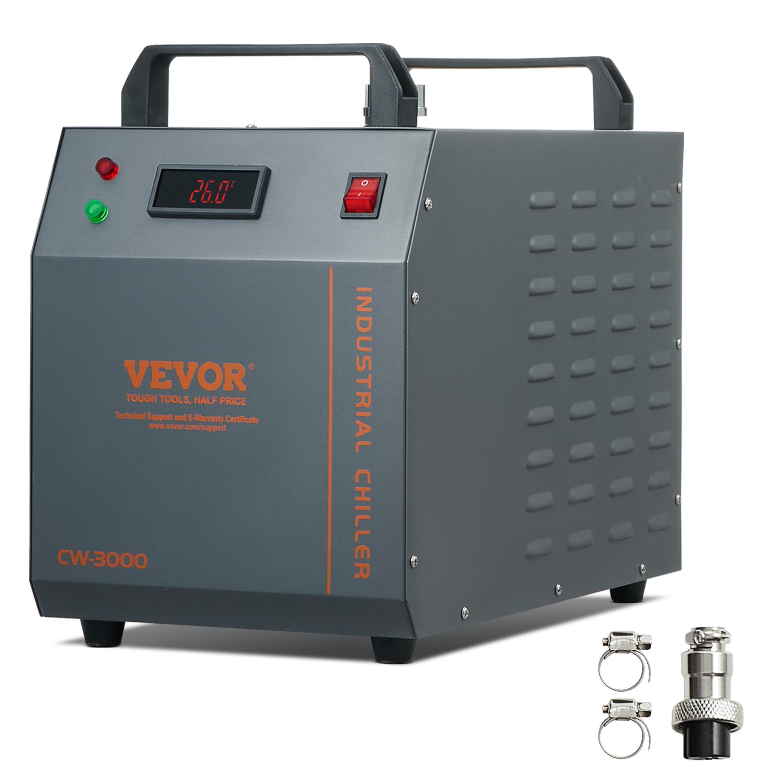 Refroidisseur D'Eau Industriel CW-5200 - Réservoir 6L, Débit Max 10L/min - Neuf Sous Emballage