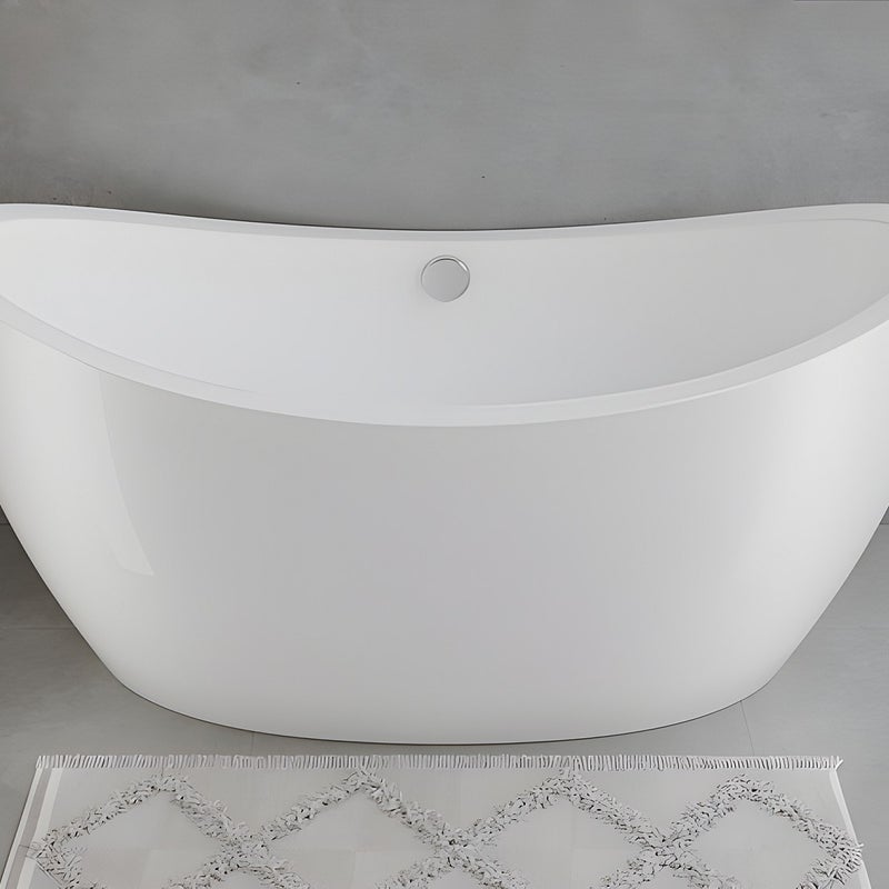 Wanna wolnostojąca designerska biała - 225 l - 170 x 83 x 77 cm - ALDA