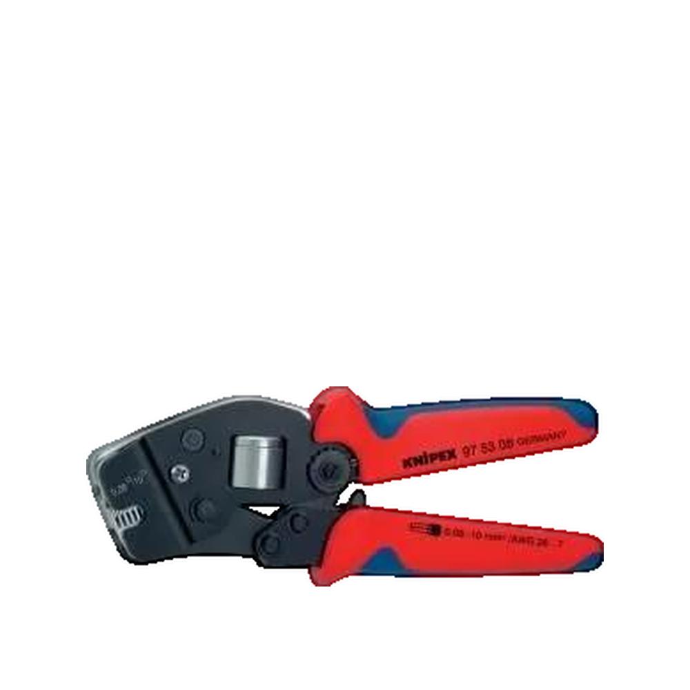 Szczypce do zaciskania Knipex model 97 53 08 stal chromowo-wanadowa ergonomiczne 19 cm