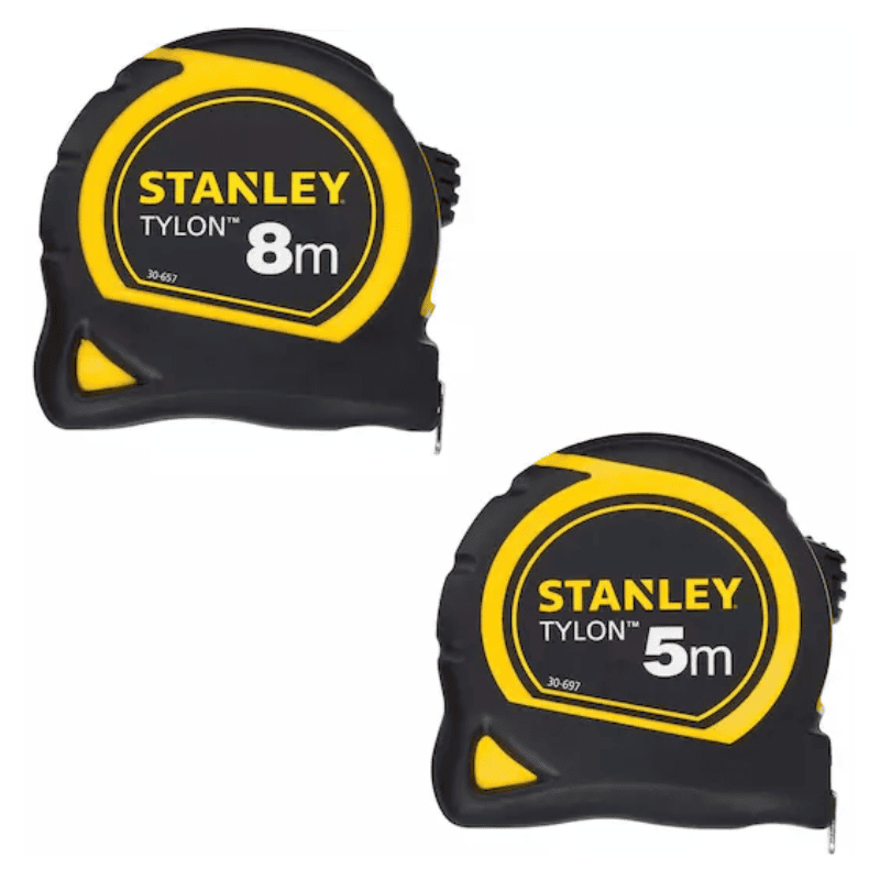 2 medidas de cinta STANLEY Tylon de 8m y 5m/pieza - STHT0-74260 - 2
