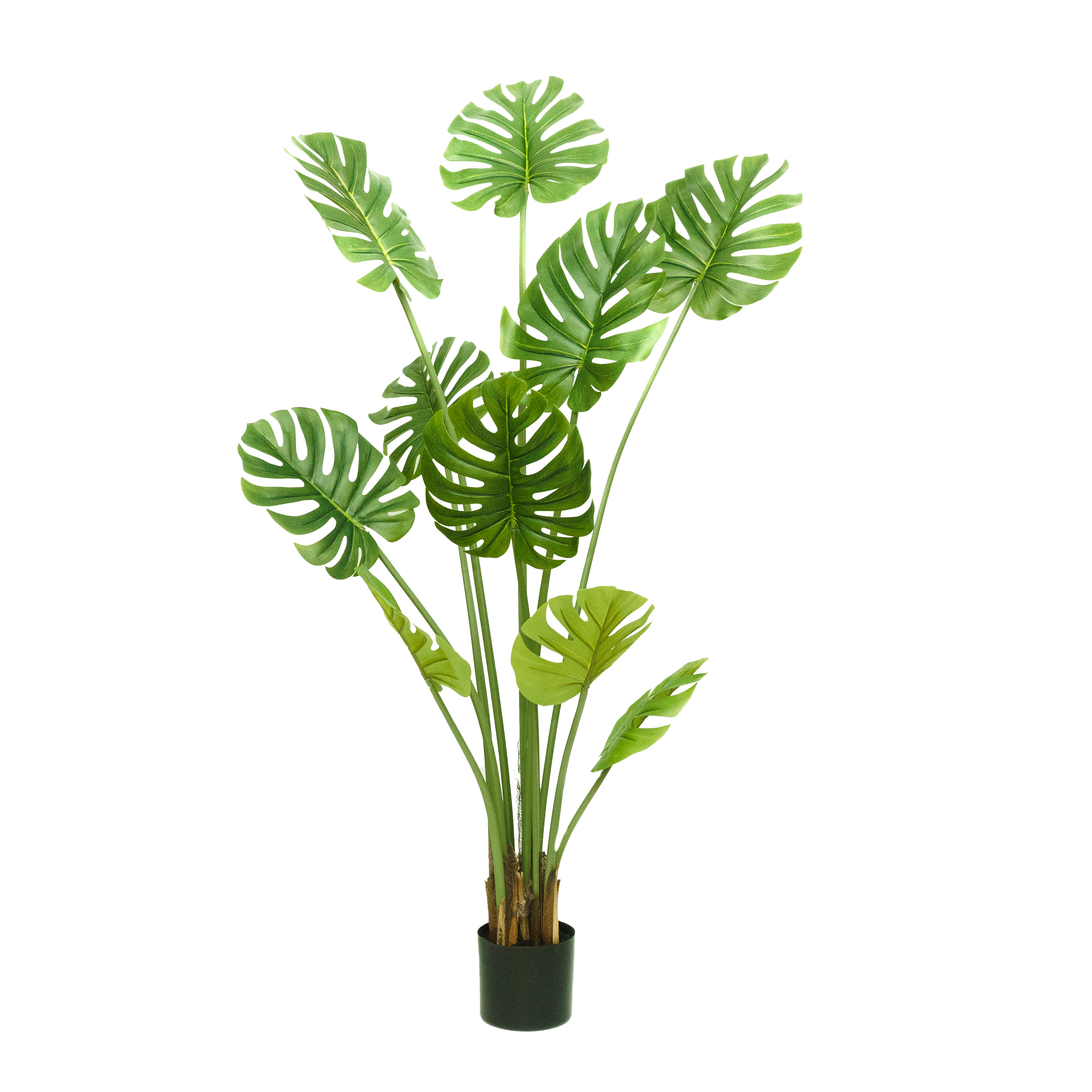 Planta Artificial Monstera 160 cm con Maceta  Costilla de Adn Decorativa  - Valyria Home