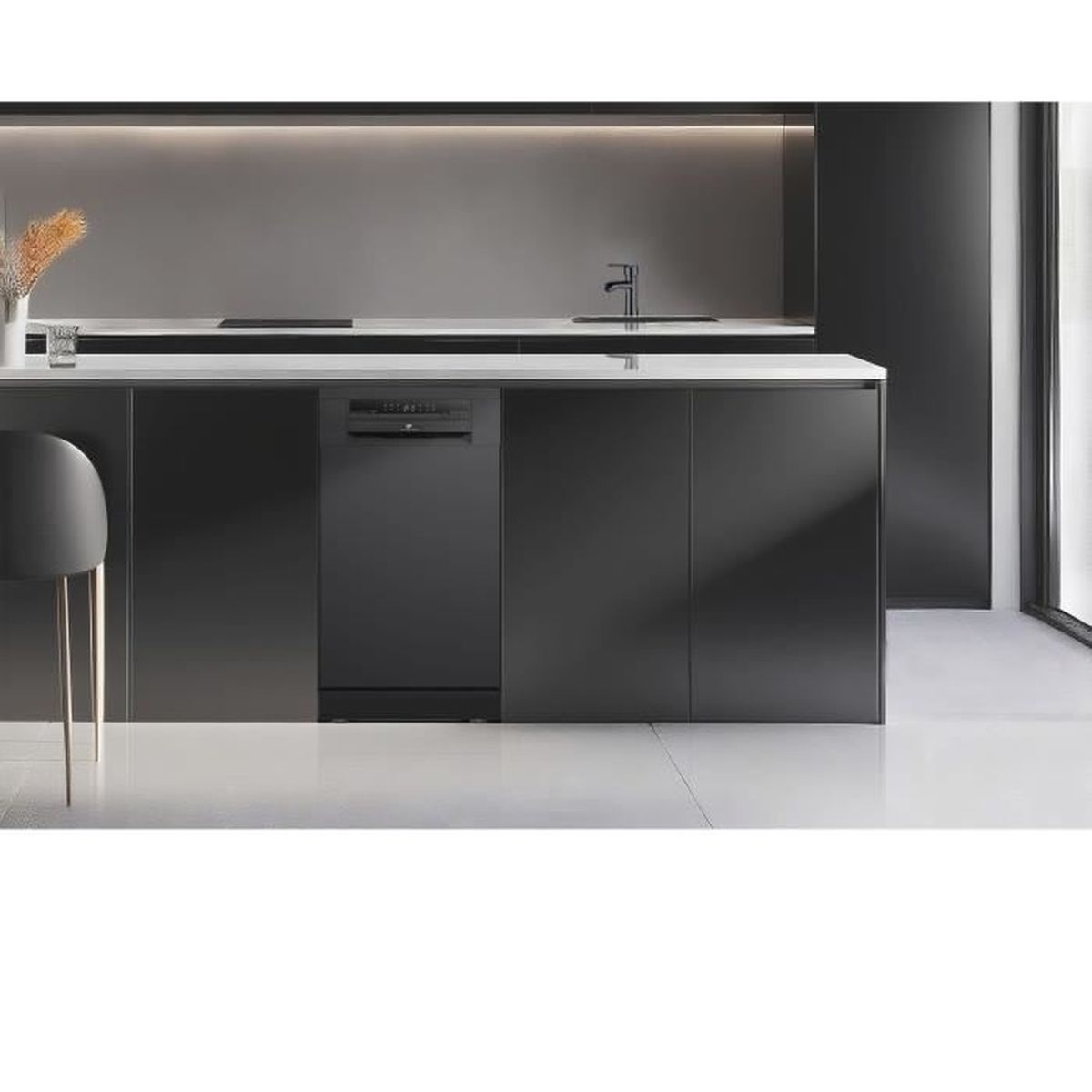 Lave-vaisselle pose libre - CONTINENTAL EDISON - CELV1145B - 11 couverts - 45 cm - 45 dB - Noir - 6