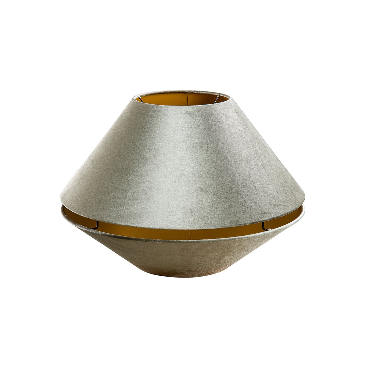 Qazqa classic-antique - Cilinder Velours - zielony, okrągły, supports-e27, diameter 50 centimeter