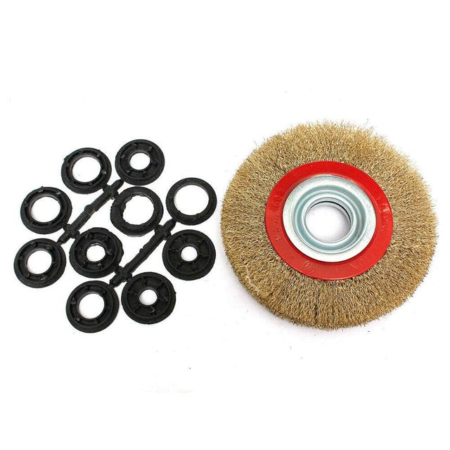 Brosse De Ponçage 140 Mm Pour Meuleuse D'angle | Ronde De Structuration | Ehrholz M14 K80