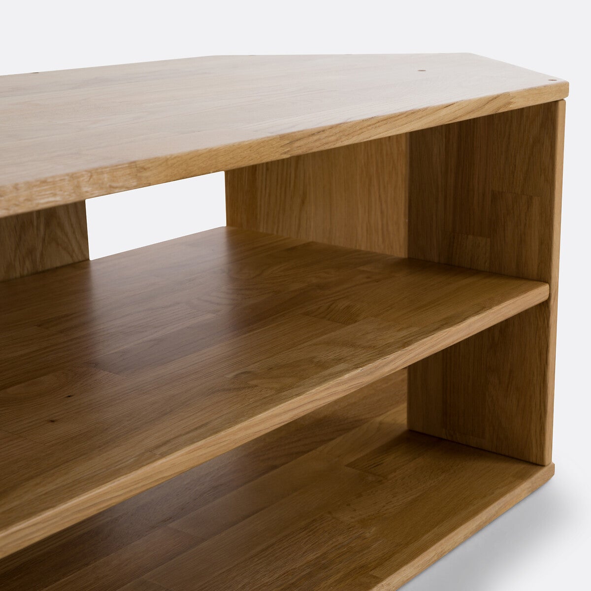 Meuble TV d'angle chêne massif, Edgar - Chêne - taille unique - 5