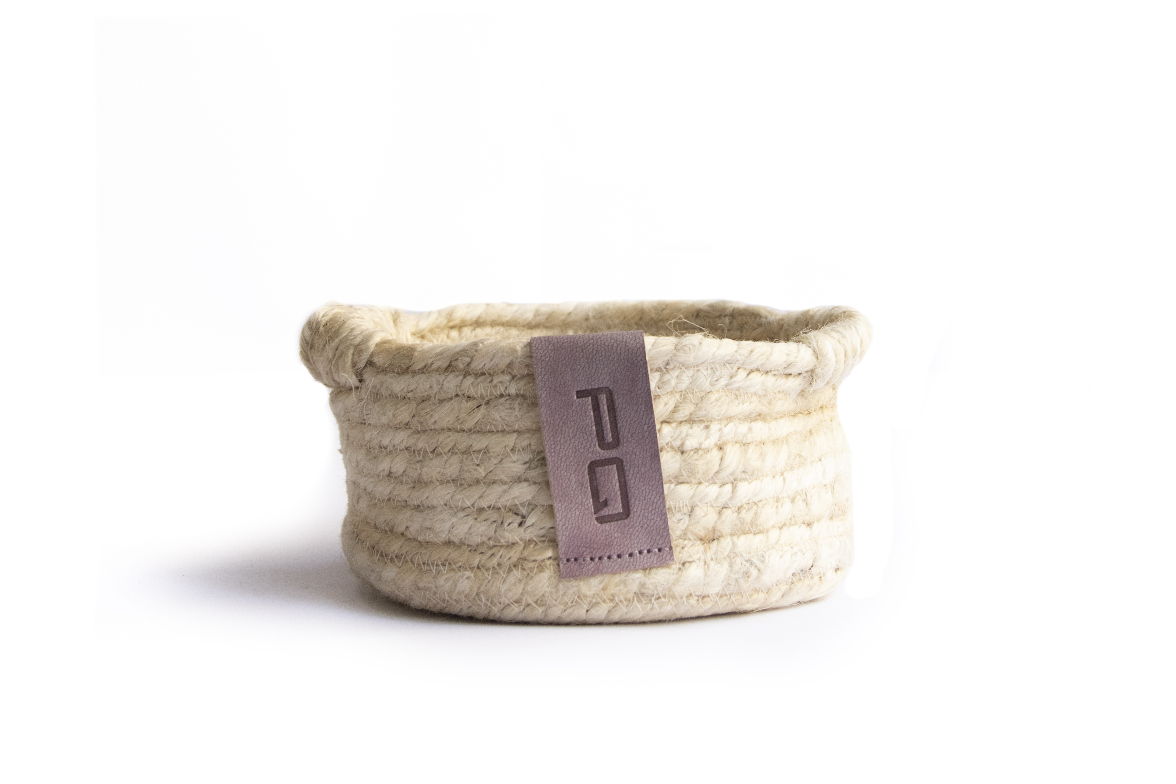 Koszyk na chleb Vintage jednokolorowy biały 16x8 cm