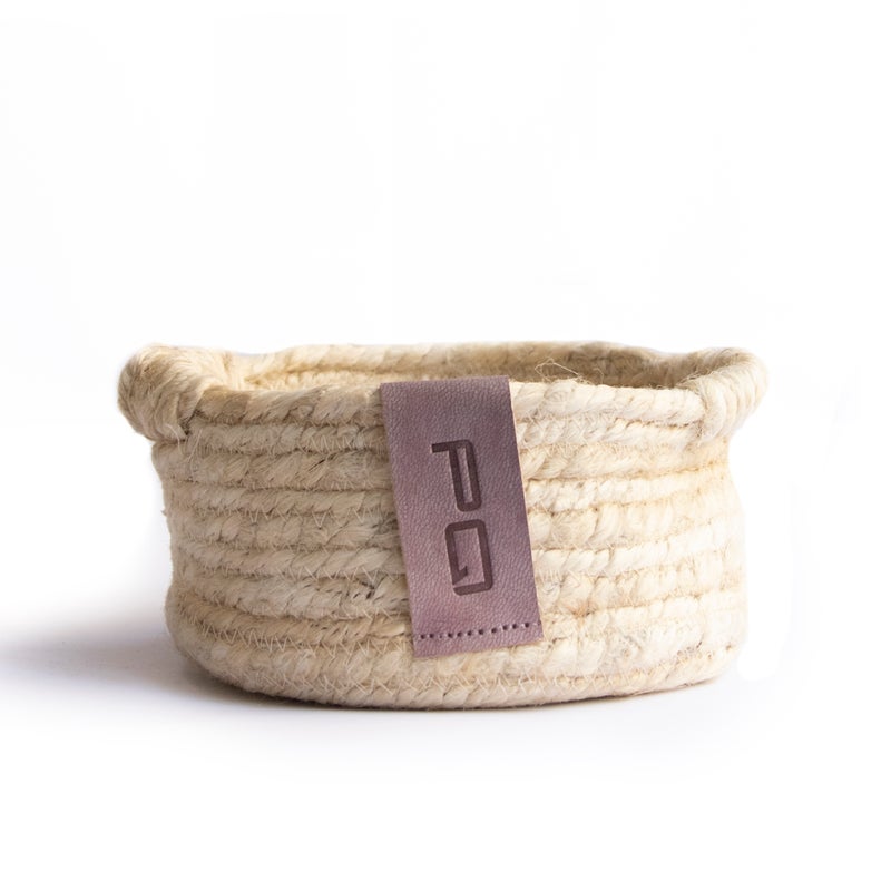 Koszyk na chleb Vintage jednokolorowy biały 16x8 cm