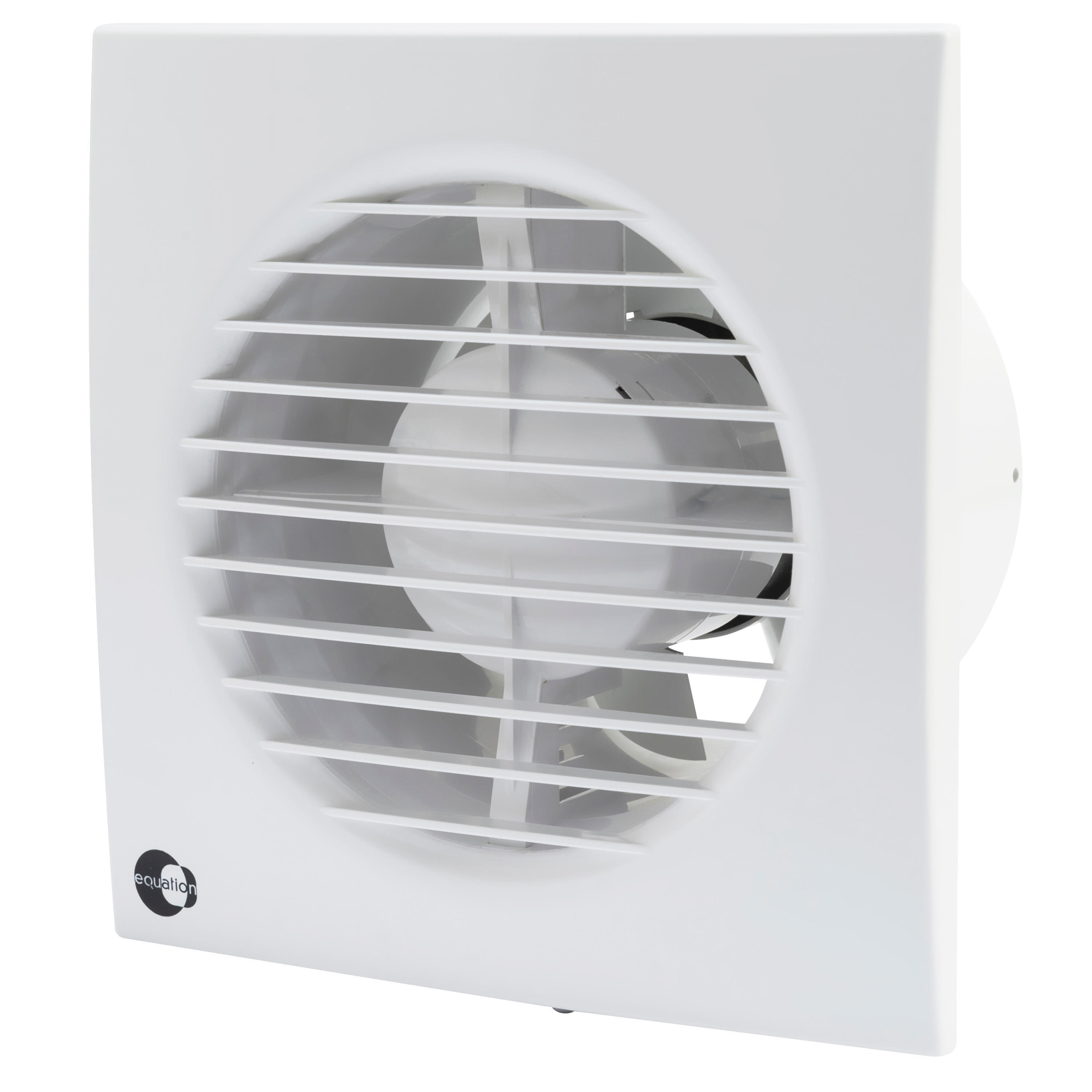 RÓWNANIE - Wentylator wyciągowy przerywany z wyłącznikiem - 175x 175 mm - Ø 120 mm - 12 m² - 130 m3/h - 10 W - 2