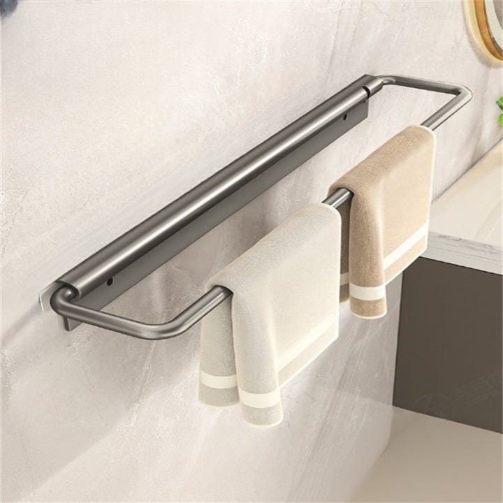Ahlsen Porte Serviettes Salle De Bains, Étagère De Rangement Pliable Montee Espace Aluminium Porte Serviette Salle De Bain Mural 50cmnoir 81082621 Ahlsen Porte Serviettes Salle De Bains, Étagère De Rangement Pliable Montee Espace Aluminium Porte Serviette Salle De Bain Mural 50cmnoir 81082621