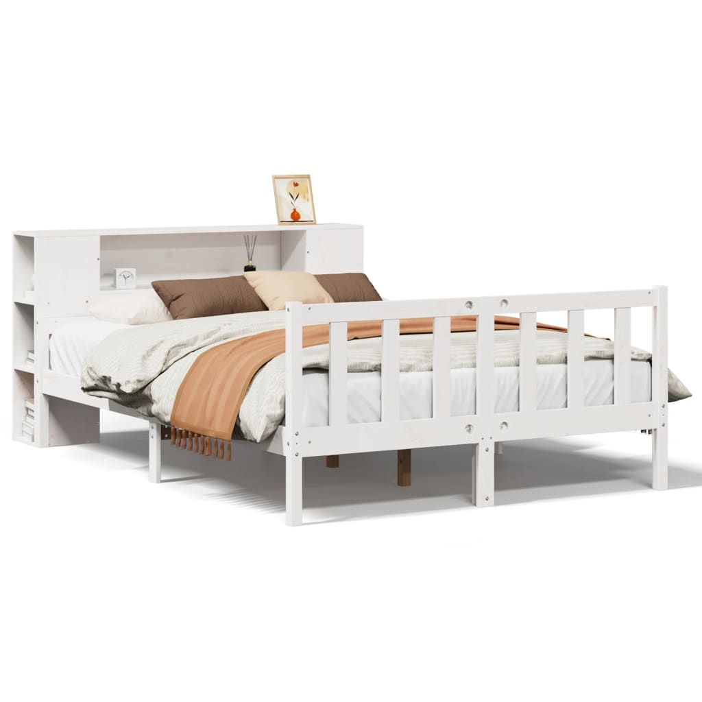 Cama Matrimonial Cama Para Adultos Cama Con Estanter A Sin Colch N