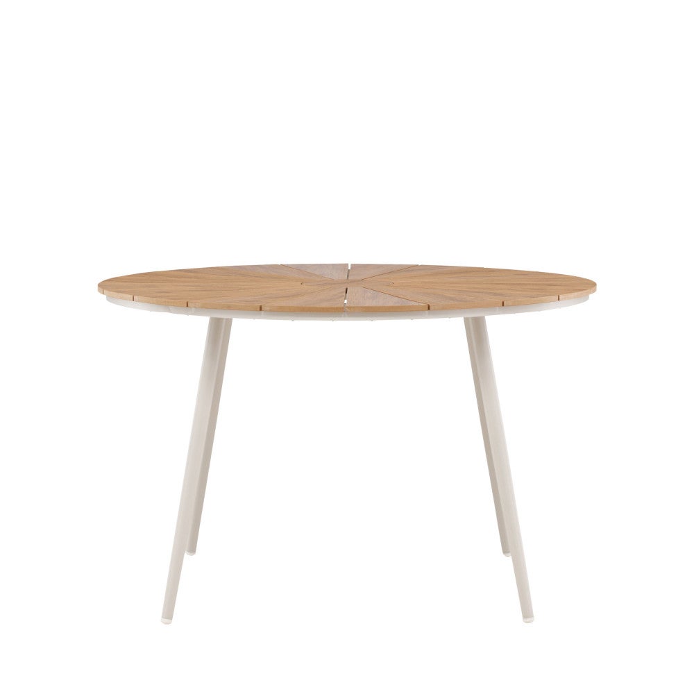 San Vito stół ogrodowy Ø120cm beżowy.