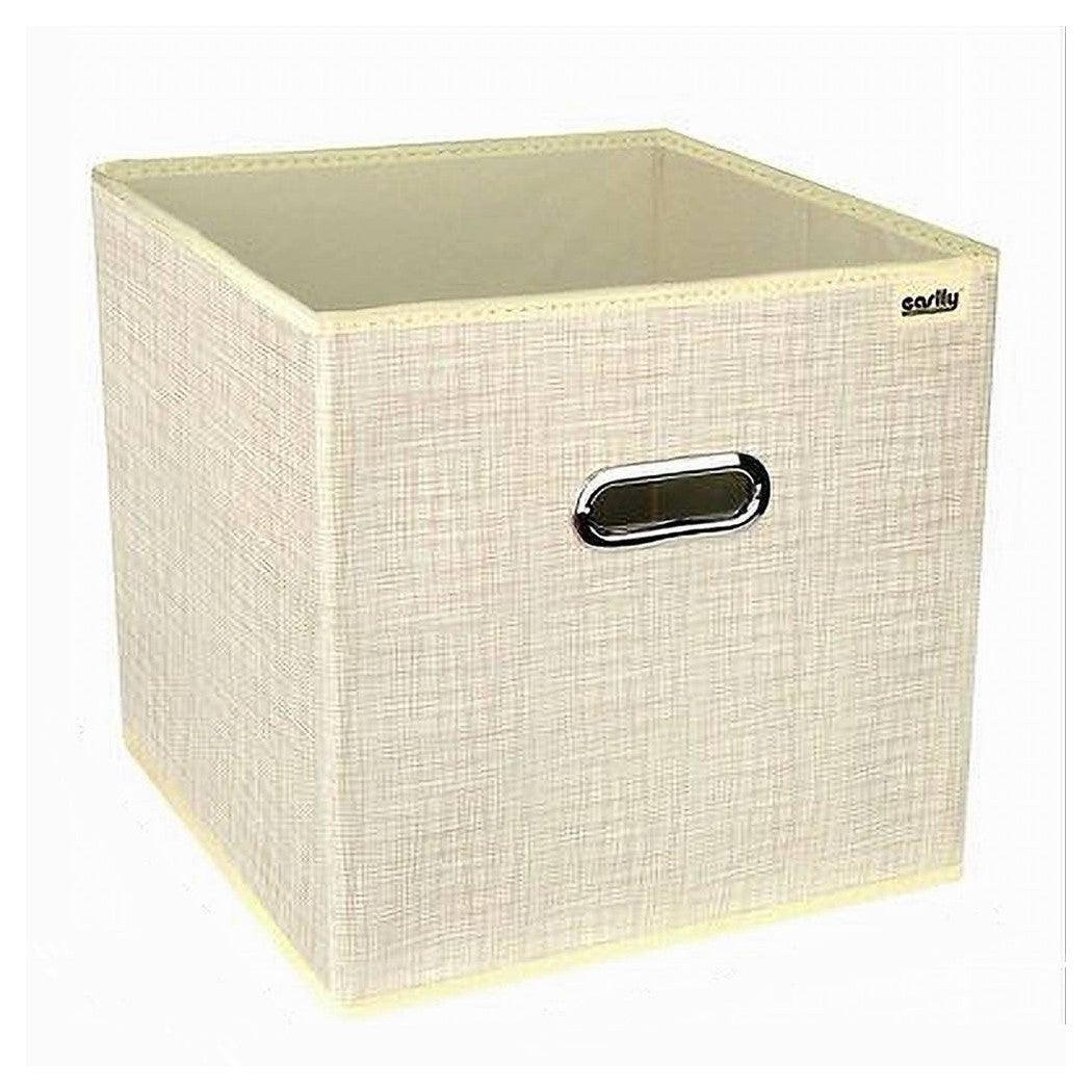 Trade Shop - Scatola Portadocumenti Di Archiviazione Ufficio Box Portatutto 25x25x25cm 69686 - - 5